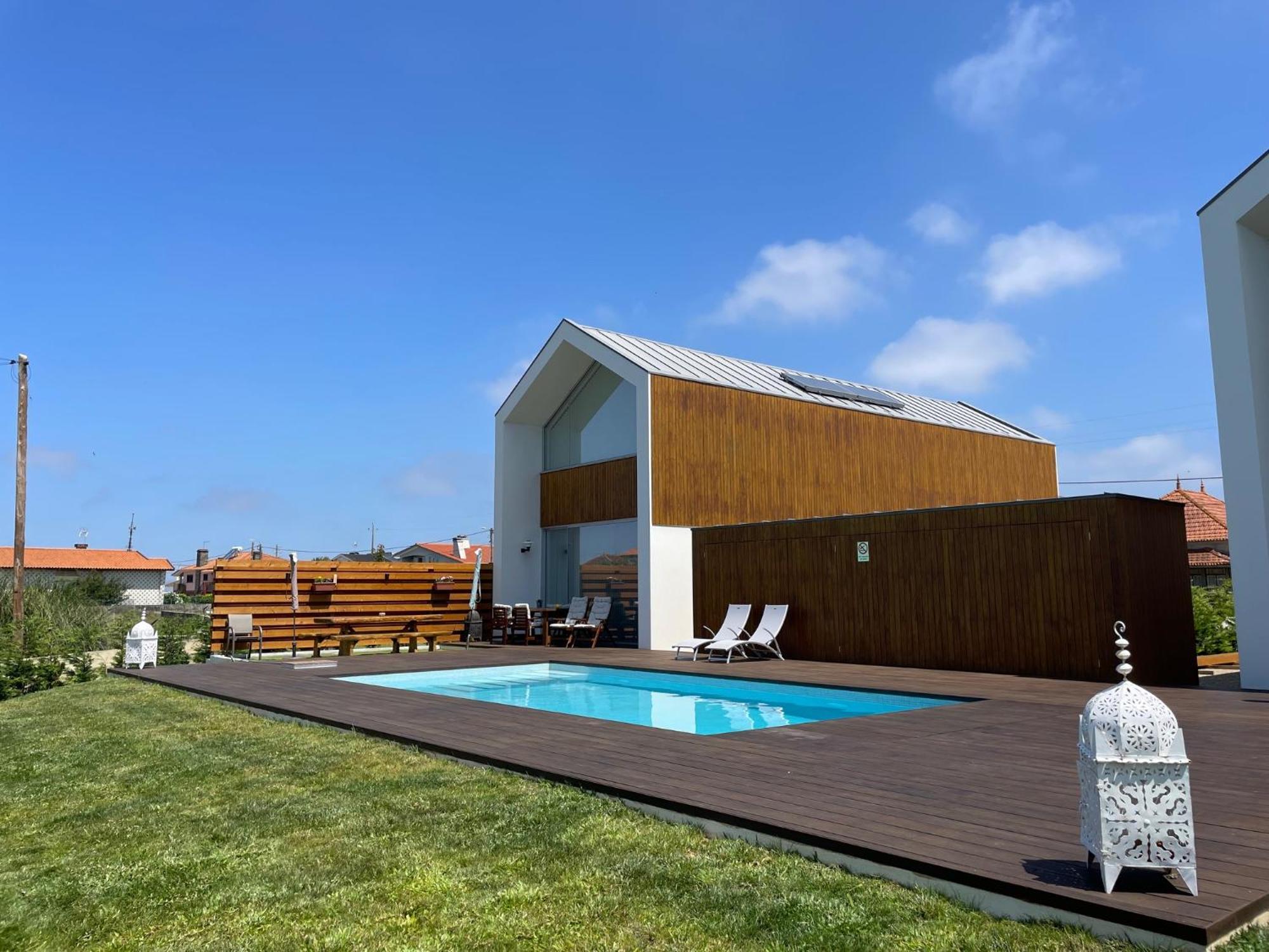 Modern Barn House In Countryside Villa Murtosa Bagian luar foto