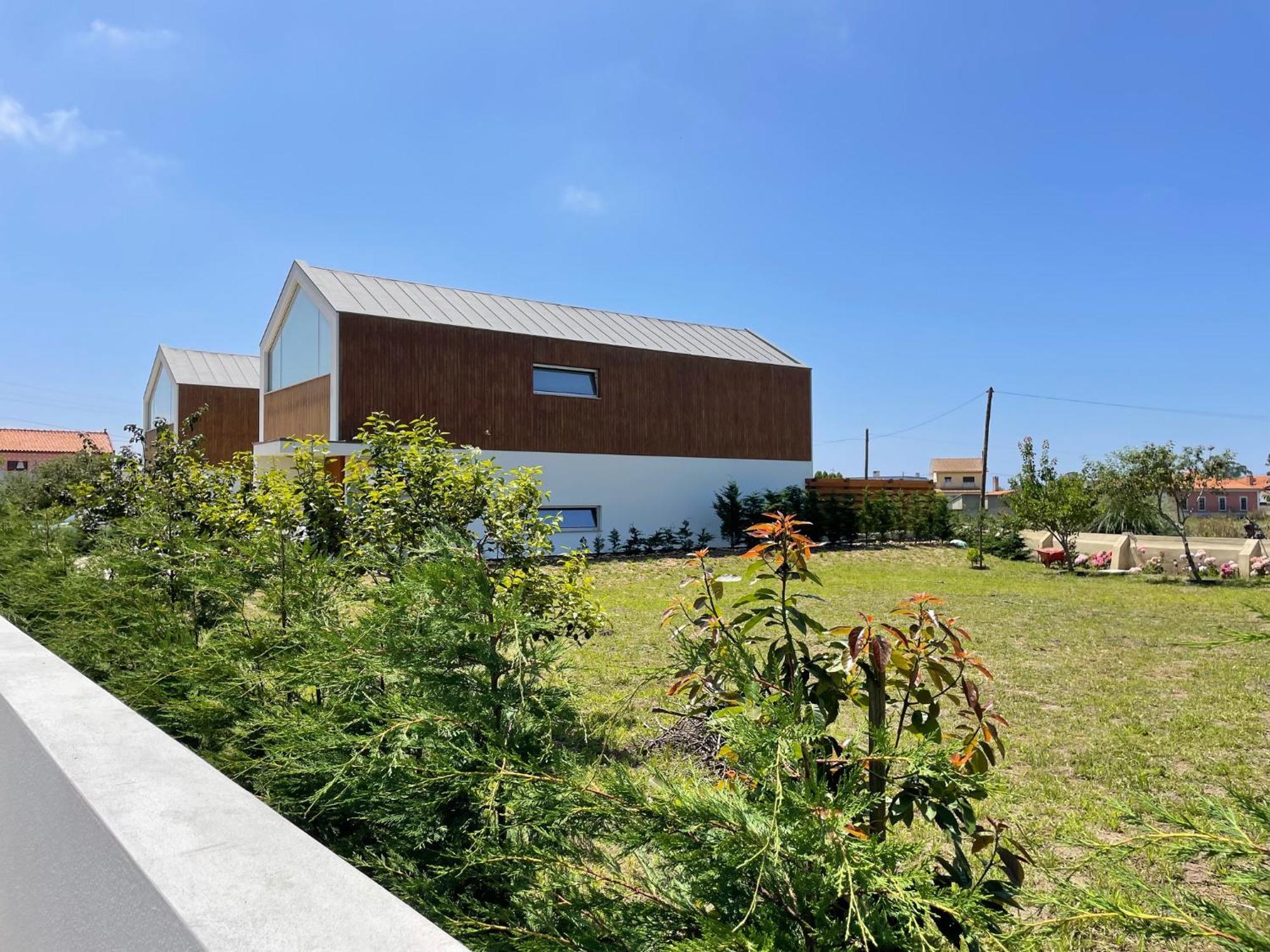 Modern Barn House In Countryside Villa Murtosa Bagian luar foto